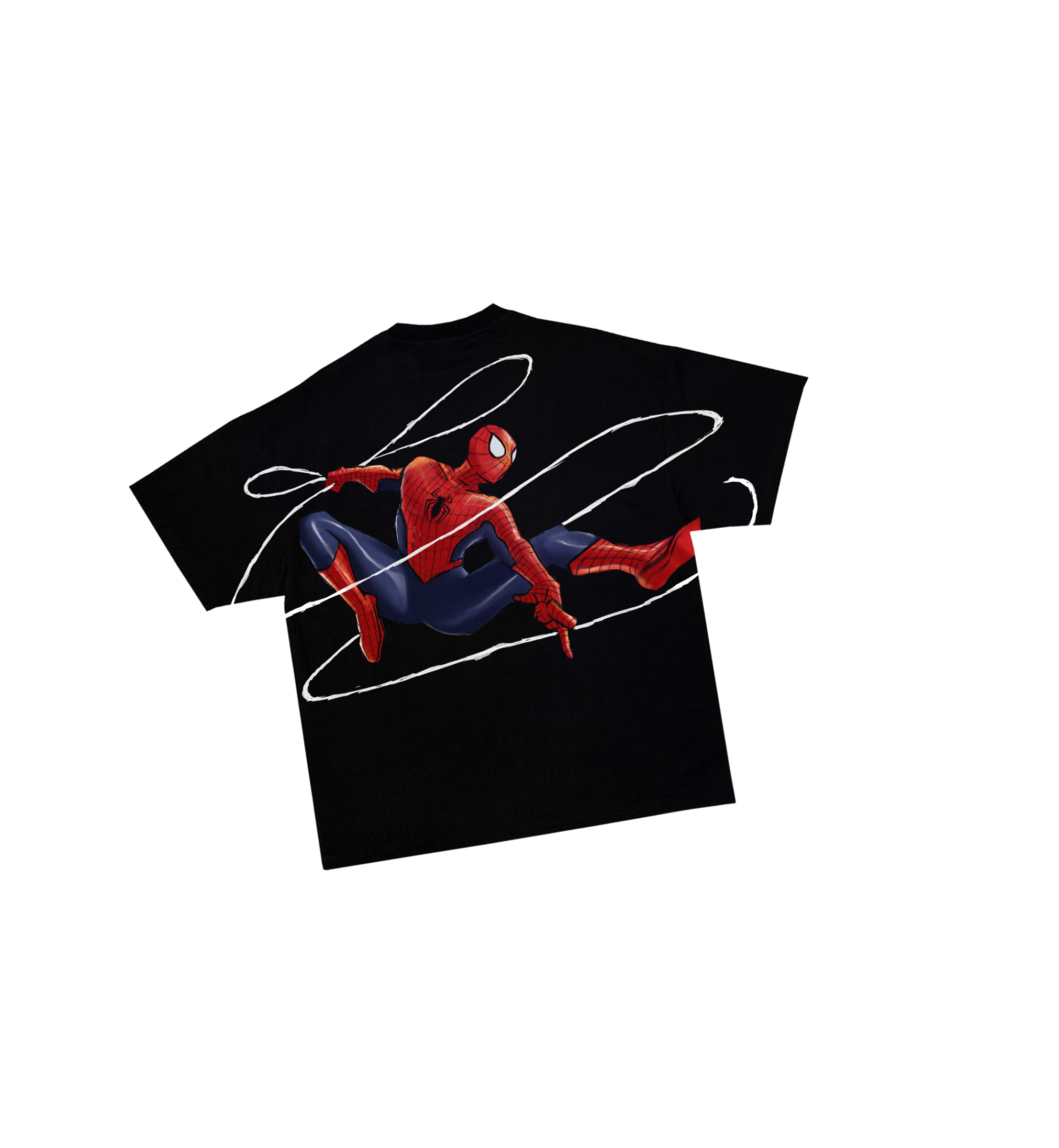 Spider-Man Fan Art Tee Black